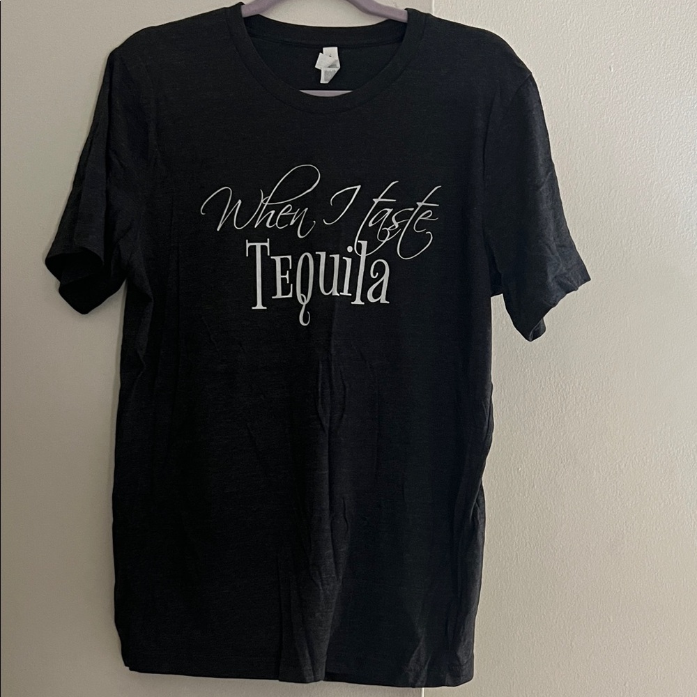 Dark Gray Canvas T-Shirt